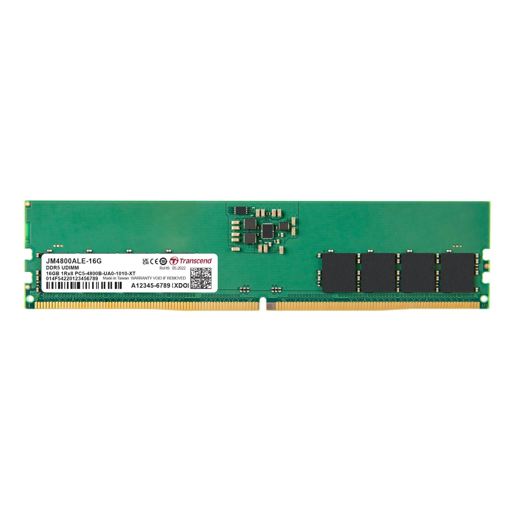 foto del prodotto 16gb jm ddr5 4800 u dimm 1rx8 2gx8