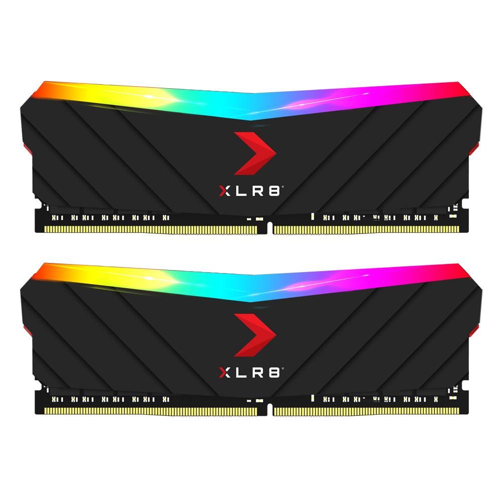 foto del prodotto 16gb pny xlr8 rgb gaming ddr4 3200mhz 8gbx2 