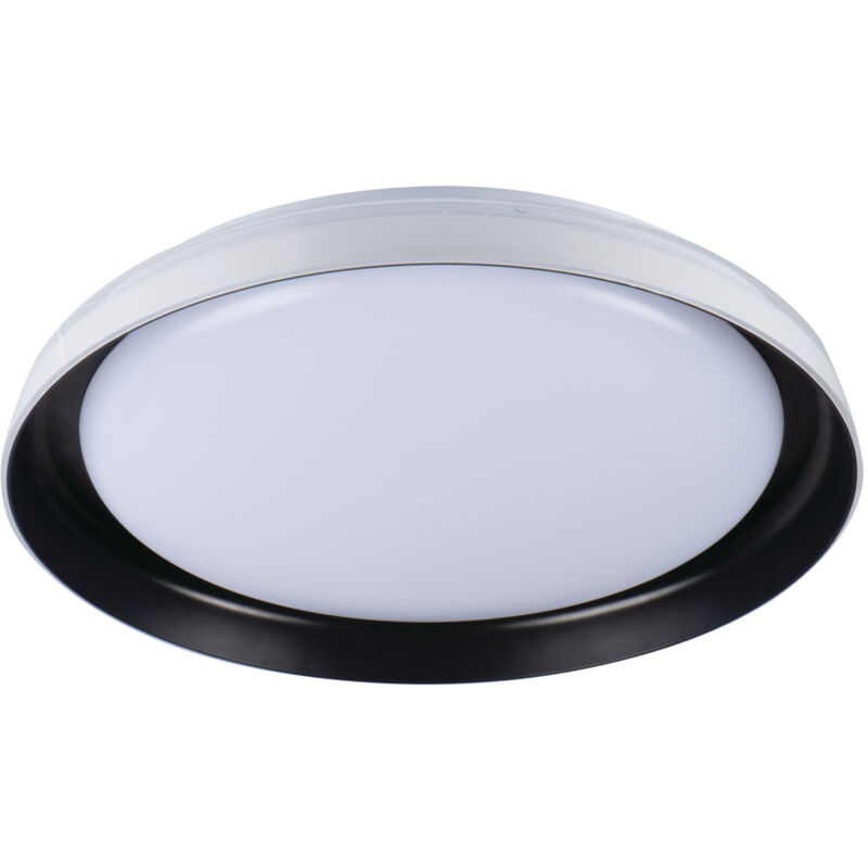 foto del prodotto 17,8w bianco nero metallo 430 430mm 1280lm