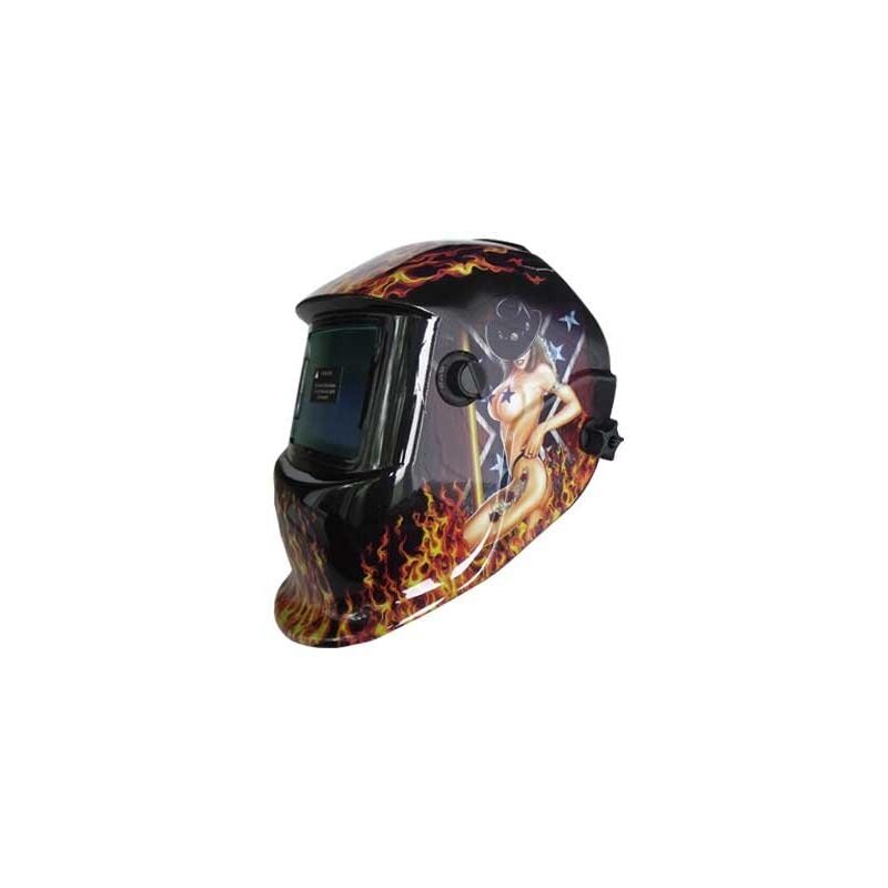foto del prodotto 1758 casco da saldatura automatico, serie exclusive, modello pin up mauk