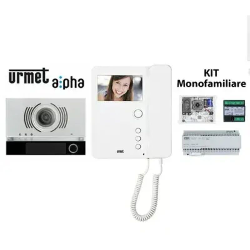 foto del prodotto 1783 321 kit videocitofonico monofamiliare alpha urmet