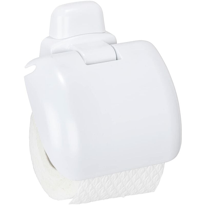 foto del prodotto 17941100 portarotoli con calotta pure, materiale plastico, 16 x 5 x 16 cm, bianco wenko