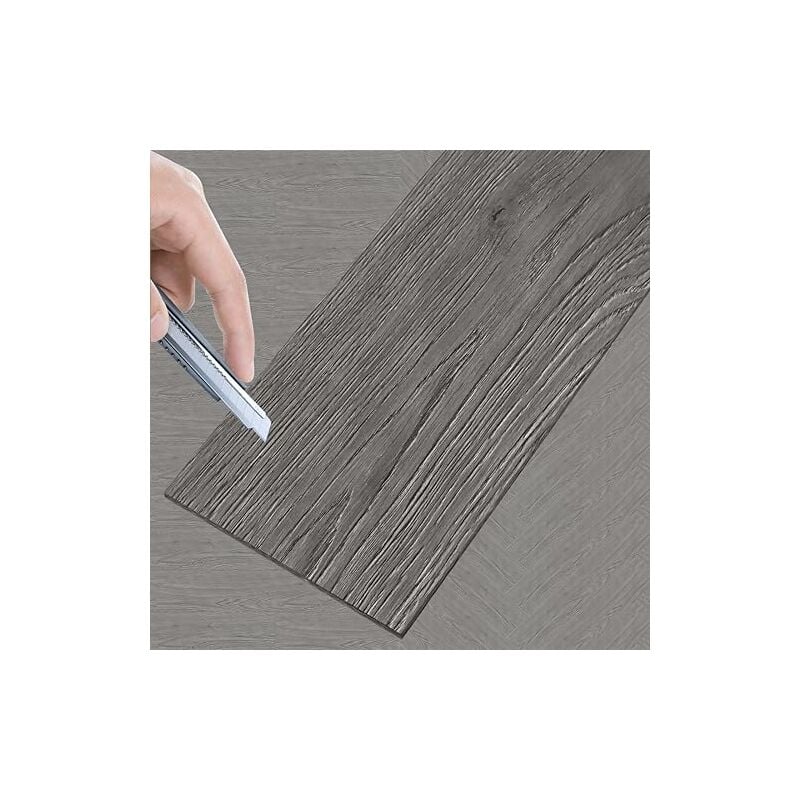 foto del prodotto 18 pezzi rivestimento pavimento pvc 91,44 cm x 15,24 cm x 2 mm vinile autoadesivo, tipo 1817 9 2,51 m naizy