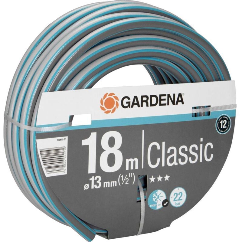 foto del prodotto 18001 20 13 mm 18 m 1 2 pollice 1 pz. grigio, blu tubo da giardino gardena
