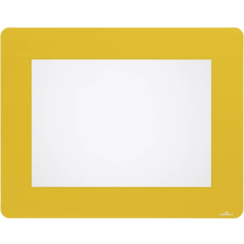 foto del prodotto 180804 finestra di marcatura a pavimento a4, rimovibile giallo 10 pz. l x a 401 mm x 314 mm durable