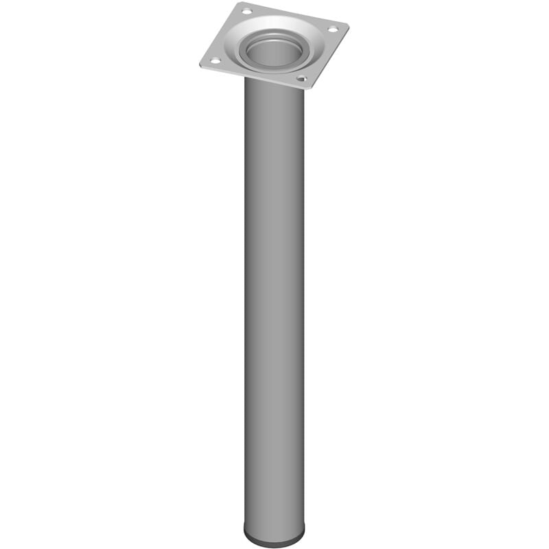 foto del prodotto 18133 00267 gambe in acciaio a base rotonda, alluminio, 30 cm, set di 4 pezzi element system