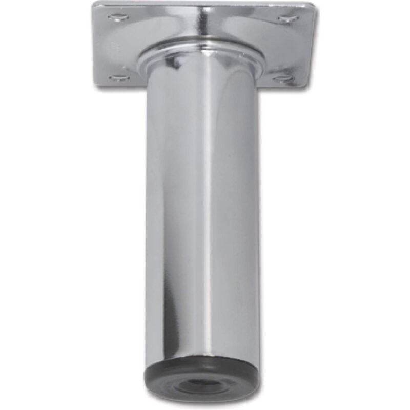 foto del prodotto 18133 00344 gambe in acciaio a base rotonda, cromo, 20 cm, set di 4 pezzi element system