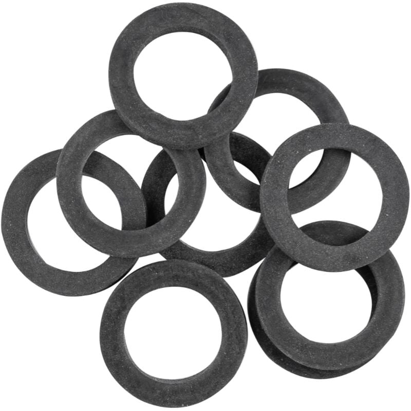 foto del prodotto 1845 10pz guarnizione idraulica universale in gomma per sifone 1 lavello cucina, altezza 3 mm, guarnizione piatta compatibile con lira, rondella