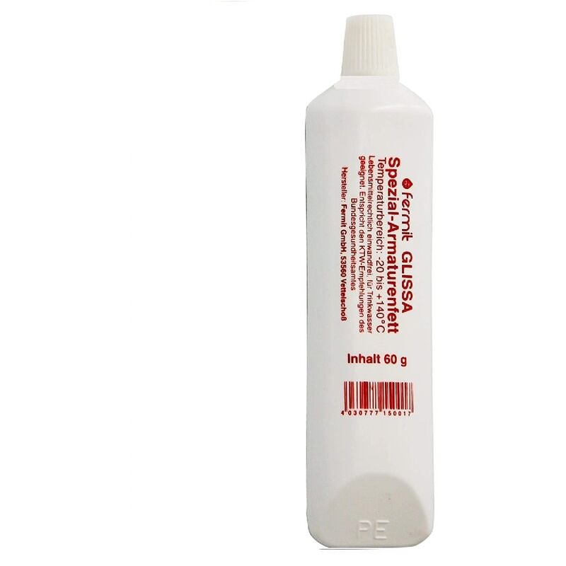 foto del prodotto 185702 grasso per rubinetti, lubrificante glissa special fermit adatto per miscelatori, tubi, raccordi e guarnizioni a contatto con alimenti e acqua