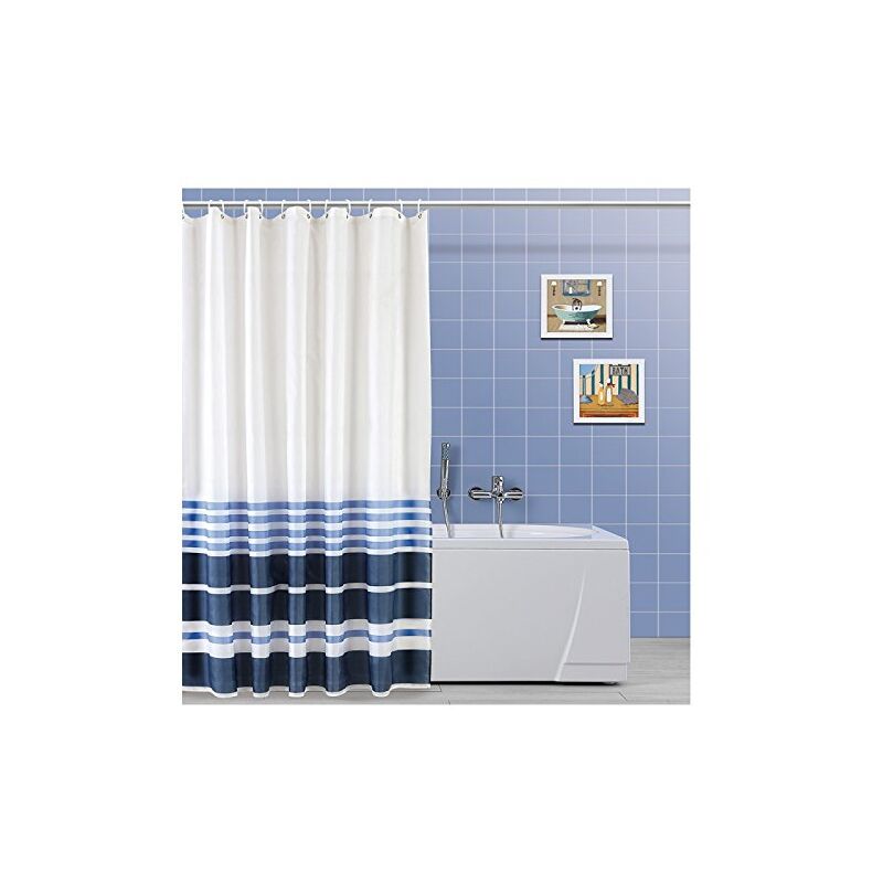 foto del prodotto 187010 tenda doccia, poliestere, multicolore, 5x180x200 cm feridras