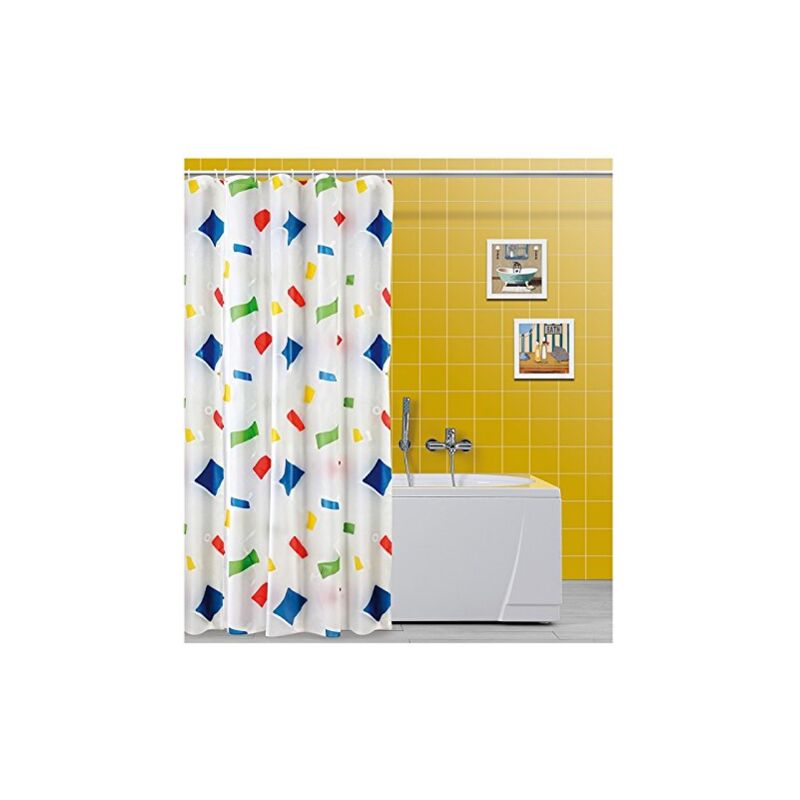 foto del prodotto 187059 tenda doccia, multicolore, 5x180x200 cm feridras