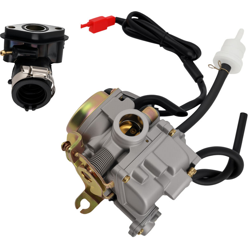 foto del prodotto 189mm carburatore con aspirazione for rex rs 400 450 460 gy6 50cc gy6 60cc