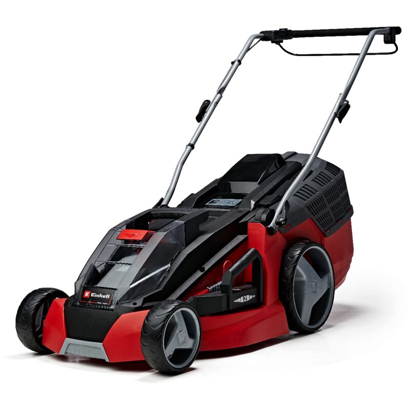 foto del prodotto 18v 43cm tagliaerba a batteria ge cm 43 li m kit con 2x4.0 ah batterie einhell