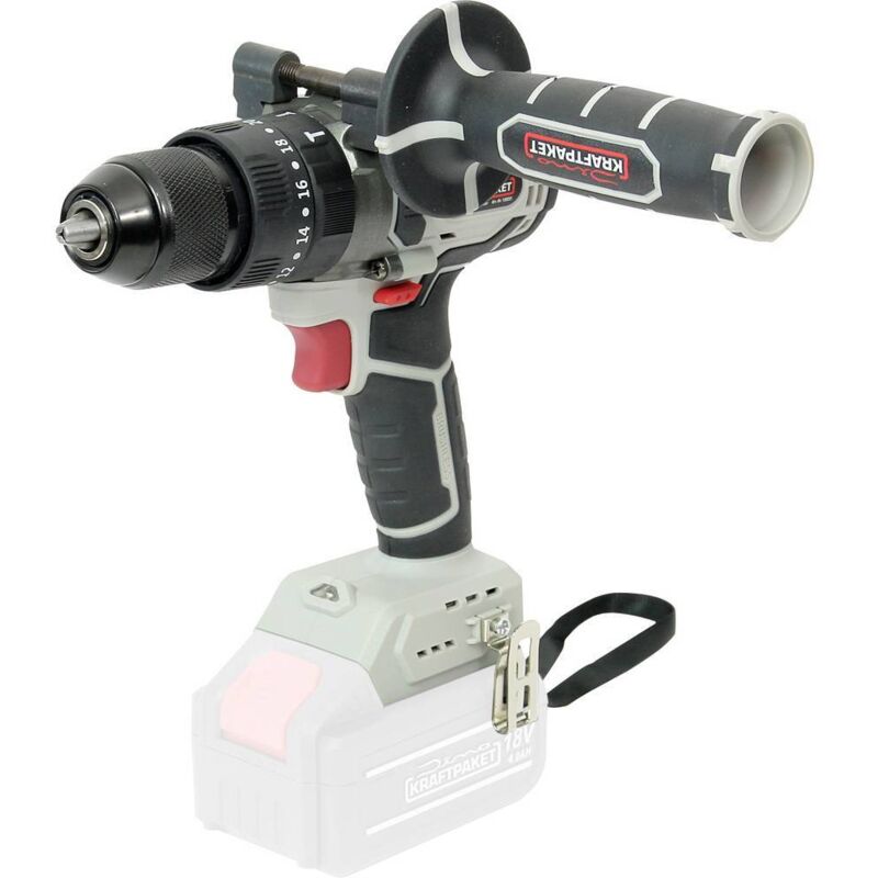 foto del prodotto 18v 75nm 23 720w 130231 trapano avvitatore a percussione a batteria 18 v brushless, senza batteria, sen dino kraftpaket