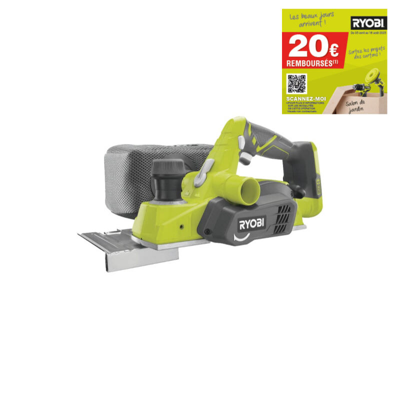 foto del prodotto 18v 82mm one pialla senza batteria o caricabatterie r18pl 0 ryobi