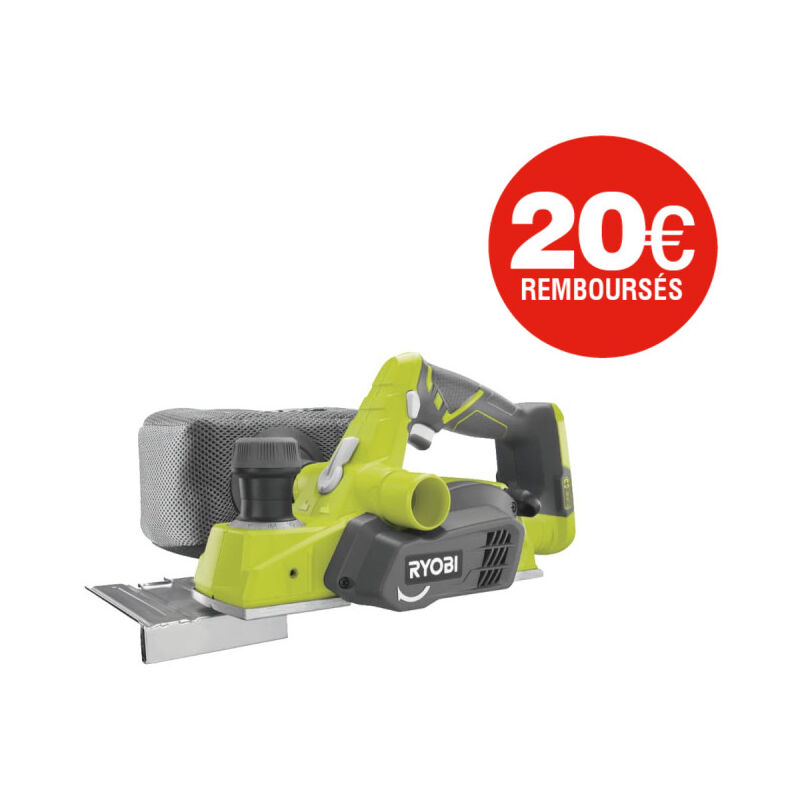 foto del prodotto 18v 82mm one pialla senza batteria o caricatore r18pl 0 ryobi
