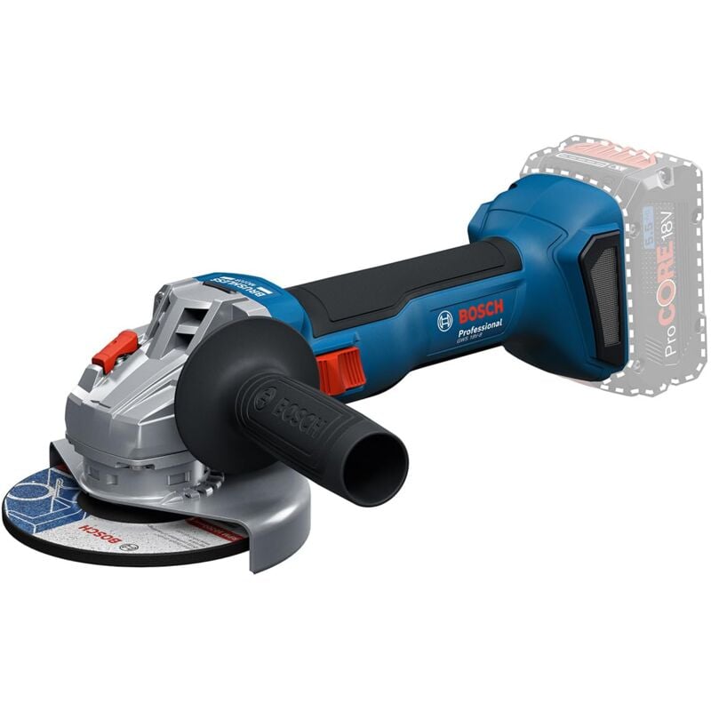 foto del prodotto 18v system smerigliatrice angolare a batteria gws 18v 8 diametro disco 115 mm, diametro del disco 115 mm, senza batterie caricabatterie bosch