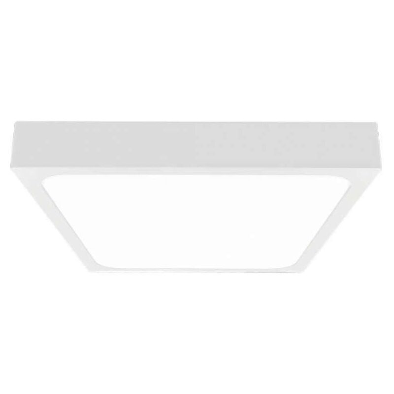 foto del prodotto 18w led plafoniera quadrata corpo bianco 6500k ip44 luce fredda