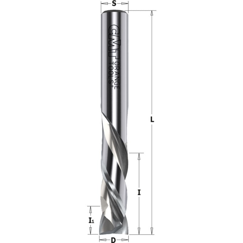 foto del prodotto 190.008.11 fresa elicoidale z2 2 hwm d 6.35x7.2 22.2x63.5 dx