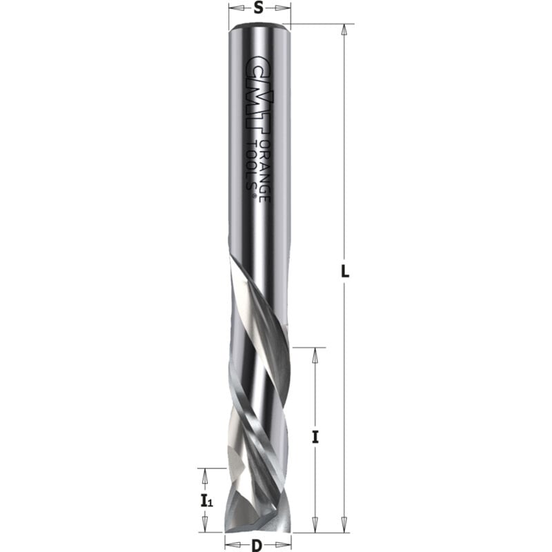 foto del prodotto 190.100.11 fresa elicoidale z2 2 hwm d 10x7-32x80 dx