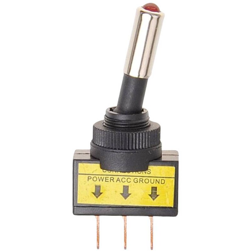 foto del prodotto 19023 interruttore a levetta rot 12 v 20 a 1 pz. iwh