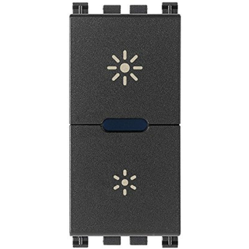 foto del prodotto 19135.1 ark dimmer regolatore master 230v universale incandescenza, cfl 1 e lampade, led per individuazione al buio, grigio vimar