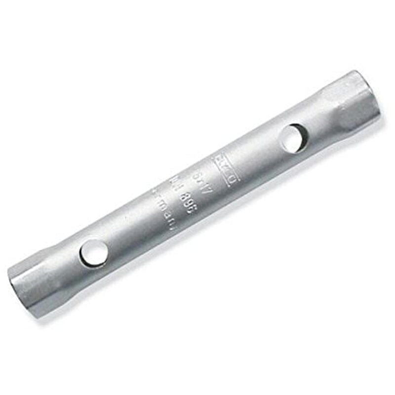 foto del prodotto 191557 llave de tubo estampada satinado mate une 16586 27x29 mm, nero alyco