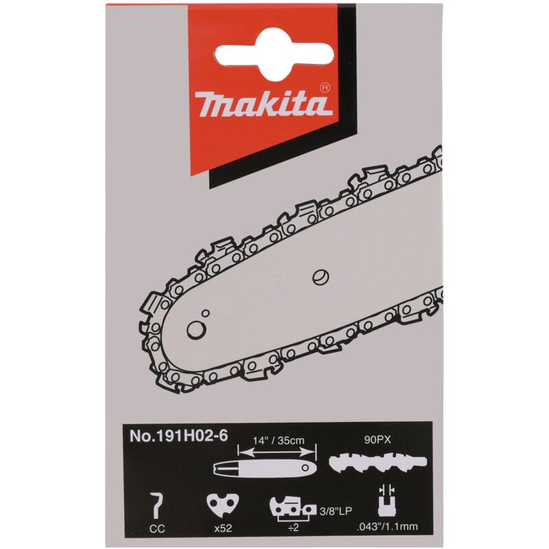 foto del prodotto 191h02 6 catena 90px per elettrosega per duc353,duc357,uc3541,ea3201s35a passo 3 8 prime makita
