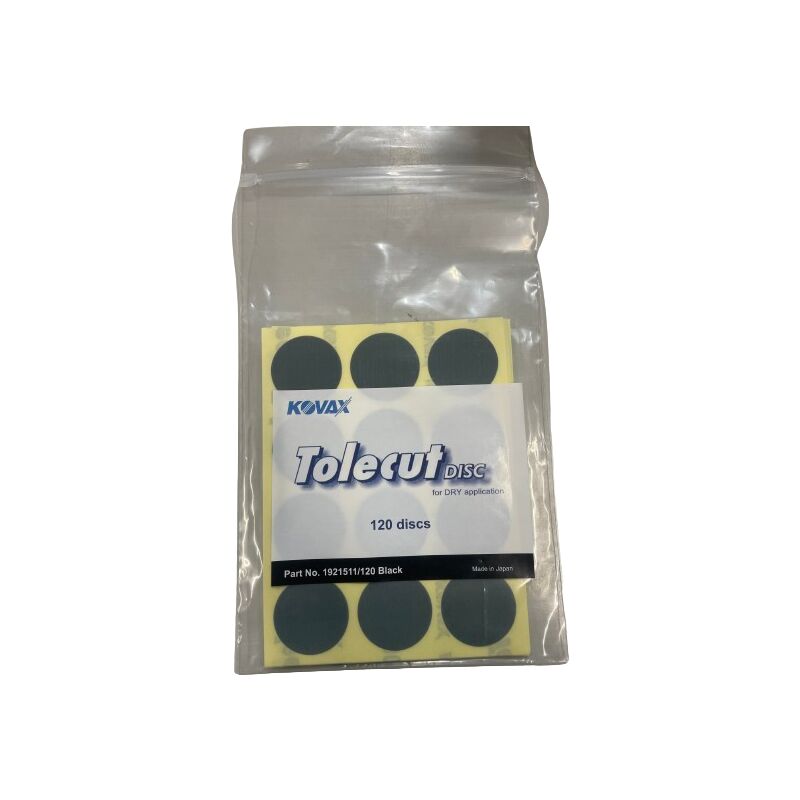 foto del prodotto 192 1511 120 dischetti tolecut stick on neri p3000 120 pezzi kovax