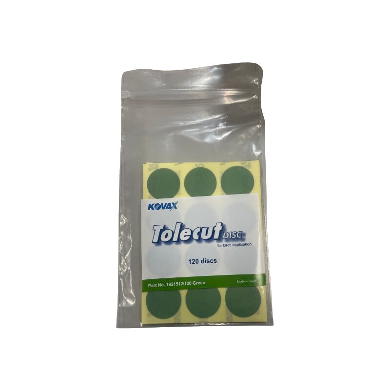 foto del prodotto 192 1512 120 dischetti tolecut stick on verdi p2000 120 pezzi kovax