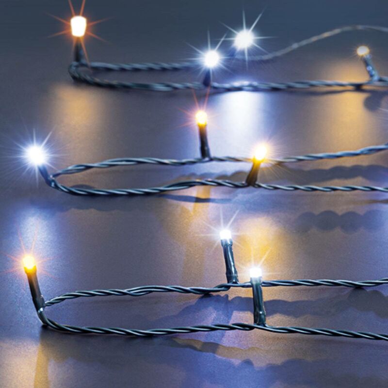 foto del prodotto 192 led bianco freddo luce di stringa per esterni 14m feeric lights christmas