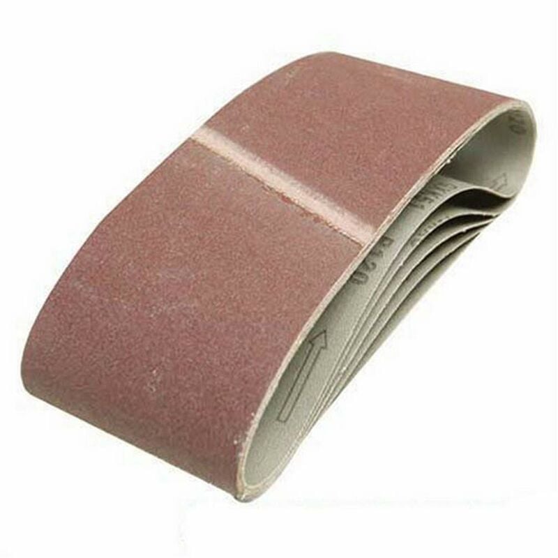 foto del prodotto 196070, set di nastri abrasivi, 100 x 610 mm, 5 pz., grana 60 silverline
