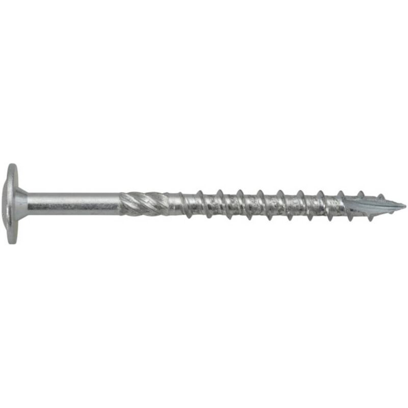 foto del prodotto 19910616019 vite da legno 6 mm 160 mm interno multidentato acciaio zincato 100 pz. swg