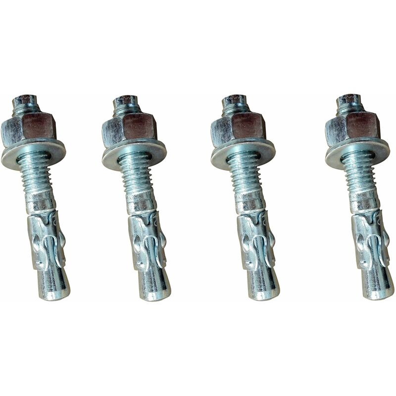 foto del prodotto 1a safety afs a set montaggio per protezione anticollisione, set ancoraggio a terra confezione 4 pezzi 