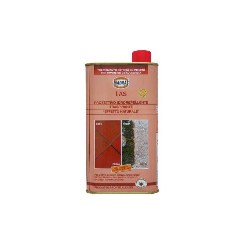 foto del prodotto 1as lt.1 madras protettivo idrorepellente traspirante per pietra marmo klinker