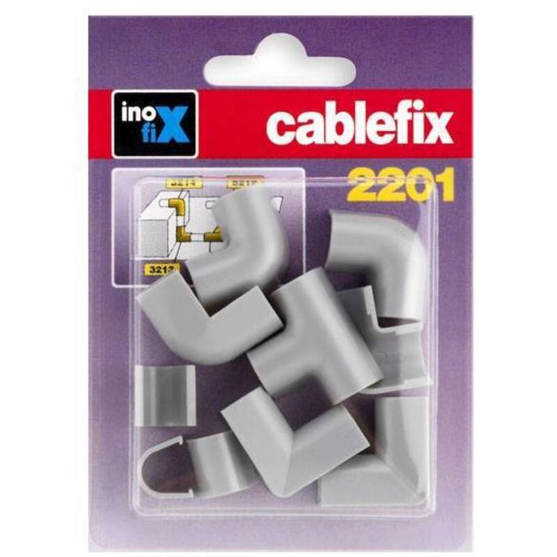 foto del prodotto 1cf giunti x canalina inofix ( confezione 10pz) grigio