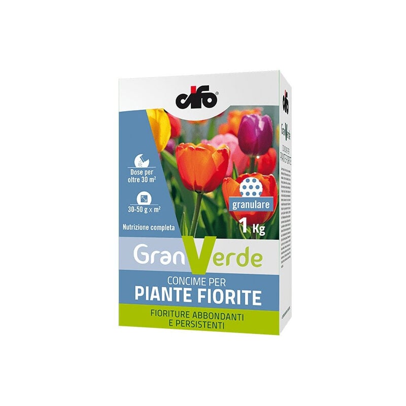 foto del prodotto 1kg concime granulare per piante fiorite cifo