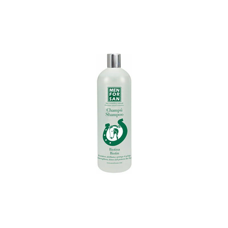 foto del prodotto 1l shampoo naturale con biotina per cavalli menforsan