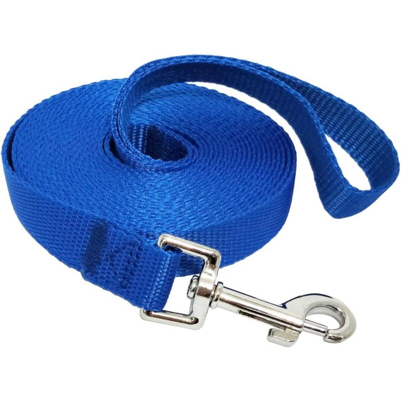 foto del prodotto 1pc 10m guinzaglio per cani blu, guinzaglio per addestramento cani, guinzaglio lungo, adatto per cani di piccola e grande taglia