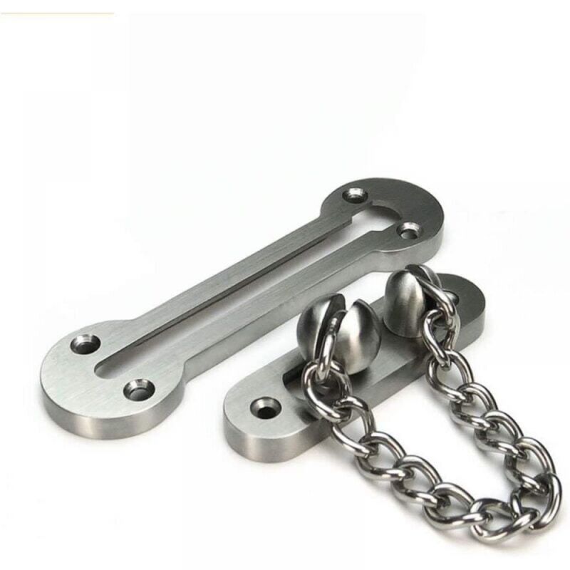 foto del prodotto 1pc 3mm spessore catena per porta scorrevole in acciaio inossidabile catena di sicurezza per porta anteriore