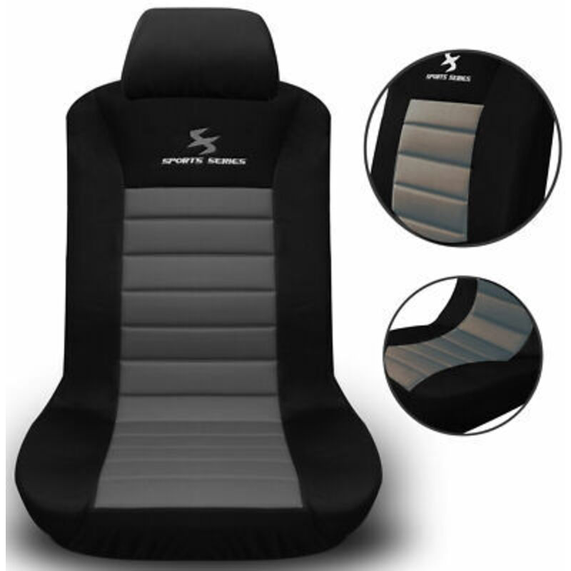 foto del prodotto 1pc coprisedile anteriore singolo universale auto seat cover protege sedile - woltu