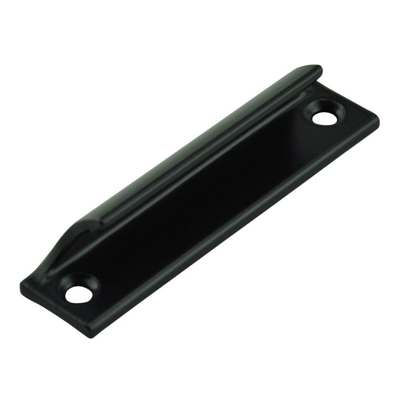 foto del prodotto 1pc maniglia in alluminio verniciato nero di forma speciale l.90mm adatta per finestre a bovindo, maniglie per porte in alluminio