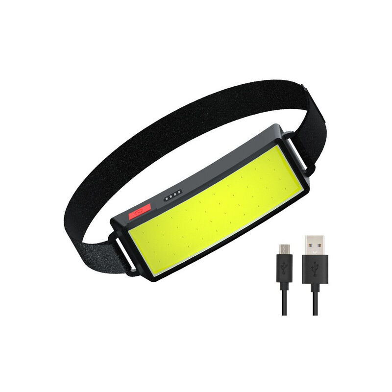 foto del prodotto 1pc mini cob led portatile torcia frontale ricaricabile usb torcia frontale 3 modalit per campeggio all aperto