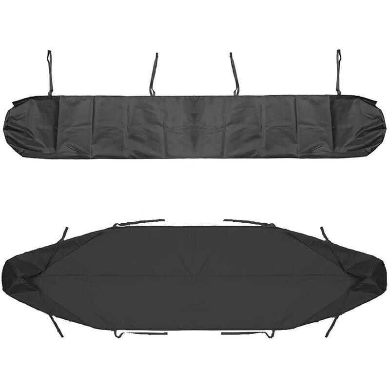 foto del prodotto 1pc nero 200cm borsa protettiva per tenda da sole, 4m copertura antipolvere per tenda da sole per patio copertura per tenda da sole per patio,
