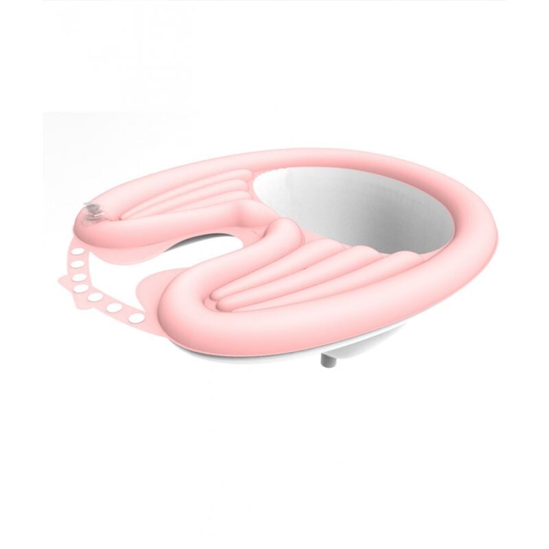 foto del prodotto 1pc vassoio portatile rosa lavandino portatile, lavandino per shampoo domestico, lavandino per shampoo, lavandino gonfiabile per shampoo, lavandino