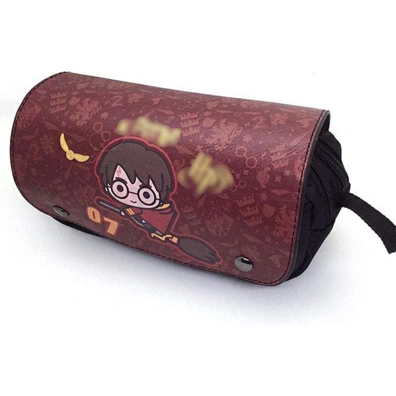 foto del prodotto 1pcs large capacity pencil case with zipper for school and office supplies
