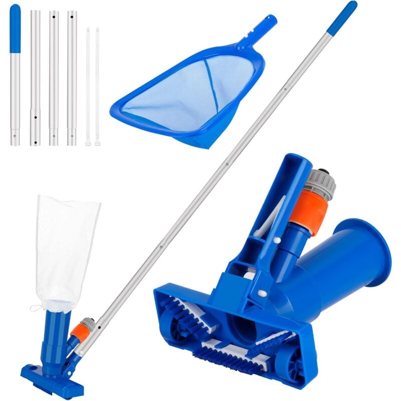 foto del prodotto 1pcs swimming pool vacuum cleaner, portable swimming pool jet cleaner vacuum, swimming pool cleaning kit, suction head with bottom brush, detachable