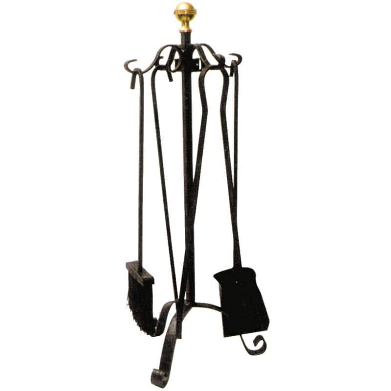 foto del prodotto 1pz attrezzature per caminetti mod. arezzo h. cm. 52