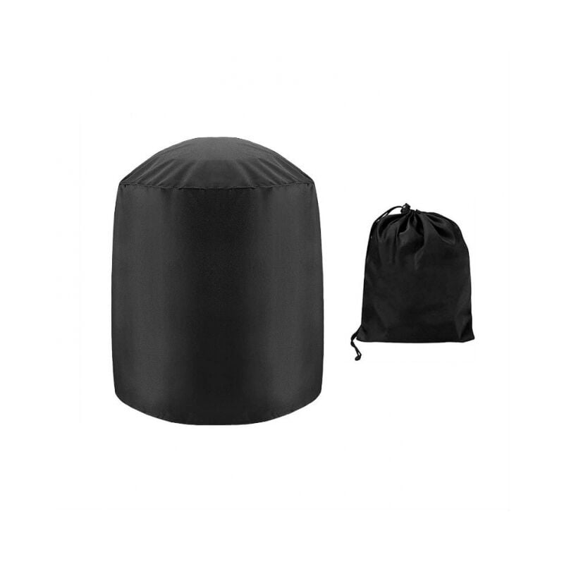 foto del prodotto 1pz copertura protettiva rotonda per barbecue 76 x 91 cm impermeabile. resistente alla polvere e agli agenti atmosferici