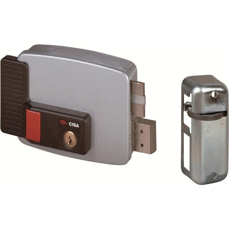 foto del prodotto 1pz elettroserratura porte legno pulsante interno 2 mandate 11670 mm60 sx